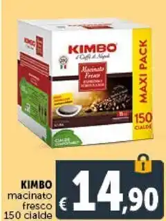 Gourmet Déco Kimbo macinato fresco 150 cialde offerta