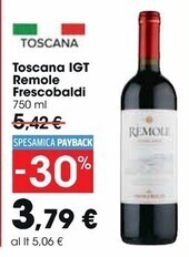 Carrefour Market Frescobaldi toscana igt remole offerta