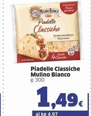 Sigma Mulino bianco piadelle classiche offerta