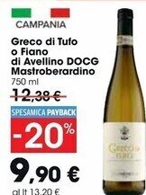 Mastroberardino greco di tufo o fiano di avellino docg