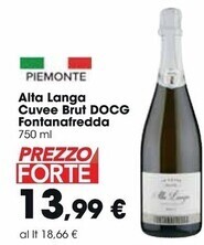 Carrefour Market Fontanafredda alta langa cuvee brut docg offerta