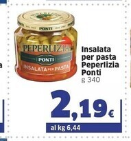 Sigma Ponti insalata per pasta peperlizia offerta