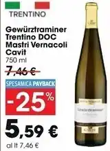 Cavit gewürztraminer trentino doc mastri vernacoli