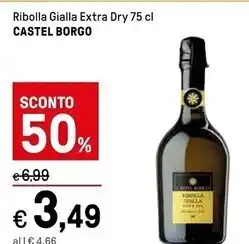 Iper La Grande Castel borgo ribolla gialla extra dry offerta