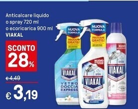 Iper La Grande Viakal anticalcare liquido o spray offerta