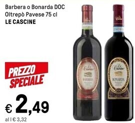 Iper La Grande Le cascine barbera o bonarda doc oltrepò pavese offerta