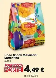 Carrefour Market Sorrentino linea snack messicani offerta