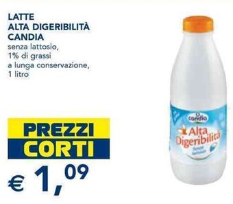 Esselunga LATTE ALTA DIGERIBILITÀ CANDIA 1 litro offerta