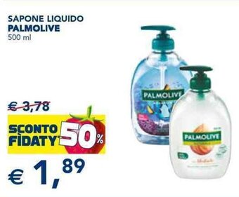 Esselunga SAPONE LIQUIDO PALMOLIVE 500 ml offerta