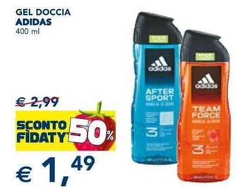 Esselunga GEL DOCCIA ADIDAS 400 ml offerta
