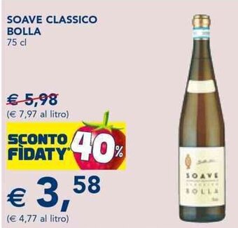 SOAVE CLASSICO BOLLA 75 cl
