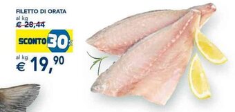 Esselunga FILETTO DI ORATA al kg offerta