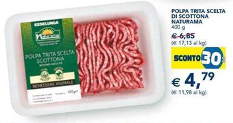 Esselunga POLPA TRITA SCELTA DI SCOTTONA NATURAMA 400 g offerta