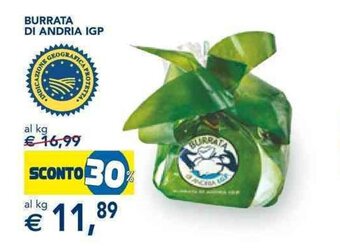 Esselunga BURRATA DI ANDRIA IGP offerta