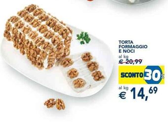 Esselunga TORTA FORMAGGIO E NOCI offerta