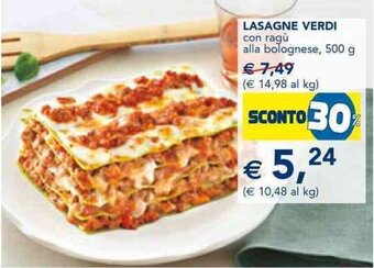 Esselunga LASAGNE VERDI 500 g offerta