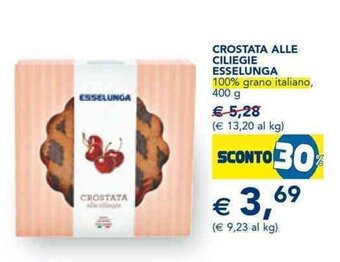 Esselunga CROSTATA ALLE CILIEGIE ESSELUNGA 400 g offerta