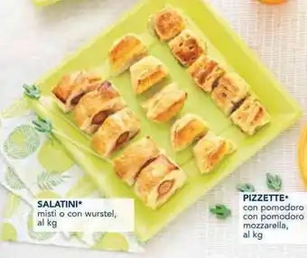 Esselunga SALATINI* misti o con wurstel, al kg offerta