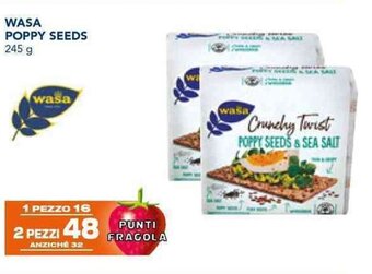 Esselunga WASA POPPY SEEDS 245 g offerta