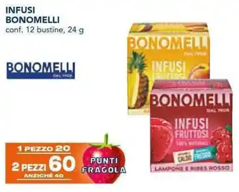 Esselunga INFUSI BONOMELLI 12 bustine, 24 g offerta