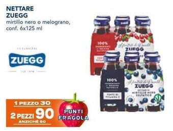 Esselunga NETTARE ZUEGG 6x125 ml offerta