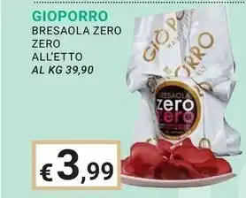Eté Giò porro bresaola zero zero offerta
