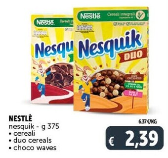 Gourmet Déco Nestlè nesquik offerta