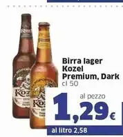Kozel birra lager premium, dark