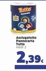Sigma Tutto asciugatutto pannocarta offerta