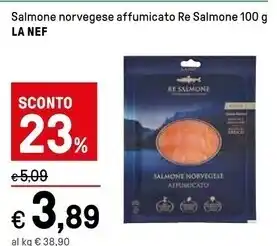 Iper La Grande La nef salmone norvegese affumicato re salmone offerta