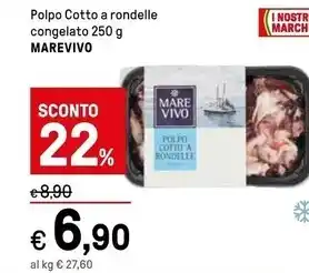 Iper La Grande Marevivo polpo cotto a rondelle congelato offerta