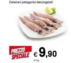 Iper La Grande Calamari patagonici decongelati offerta