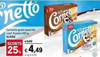 Iper La Grande Algida cornetto gusti assortiti offerta