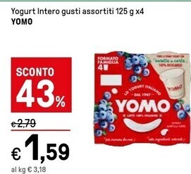 Yomo yogurt intero