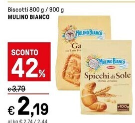 Iper La Grande Mulino bianco biscotti offerta