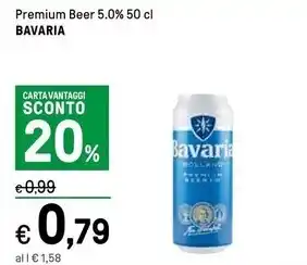 Iper La Grande Bavaria premium beer 5.0 % offerta