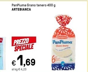 Iper La Grande Artebianca panpiuma grano tenero offerta