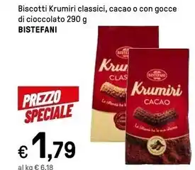 Iper La Grande Bistefani biscotti krumiri classici offerta
