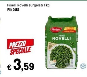 Findus piselli novelli surgelati