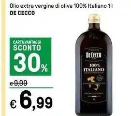 Iper La Grande De cecco olio extra vergine di oliva 100% italiano offerta
