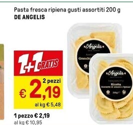 Iper La Grande De angelis pasta fresca ripiena offerta
