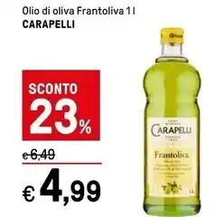 Iper La Grande Carapelli olio di oliva frantoliva offerta