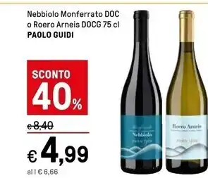 Iper La Grande Paolo guidi - nebbiolo monferrato d. o. c offerta