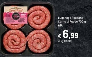 Iper La Grande Aia luganega paesana carne al fuoco offerta