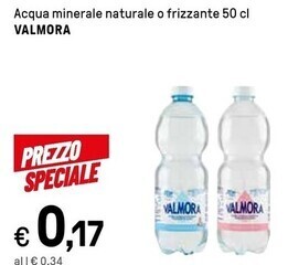 Iper La Grande Valmora acqua minerale naturale offerta