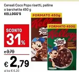 Iper La Grande Kelloggs cereali offerta