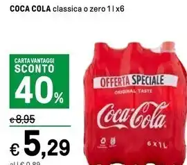 Iper La Grande Coca cola classica o zero offerta
