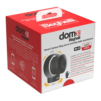 Comet Beghelli dom-e smart camera ring telecamera di sicurezza ip interno 1920 x 1080 pixel soffitto/parete/scrivania offerta