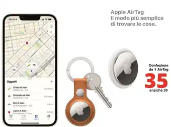 Apple confezione da 1 airtag