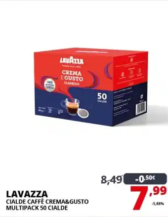 Comet Lavazza cialde caffe crema & gusto multipack 50 cialde offerta
